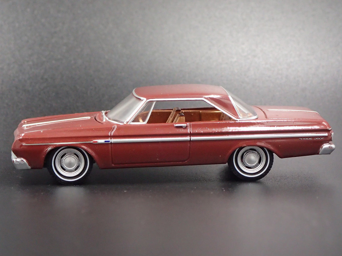 1964 64 PLYMOUTH FURY SPORT 1/64 SCALE COLLECTIBLE DIORAMA DIECAST MODEL CAR