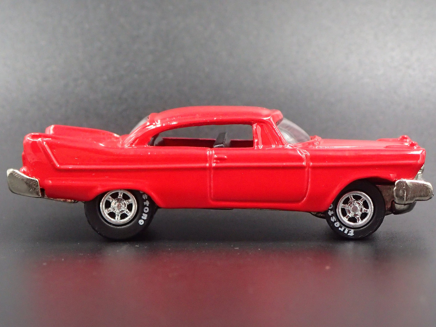 CHRISTINE 1958 58 PLYMOUTH RED 1/64 SCALE COLLECTIBLE DIORAMA DIECAST MODEL CAR