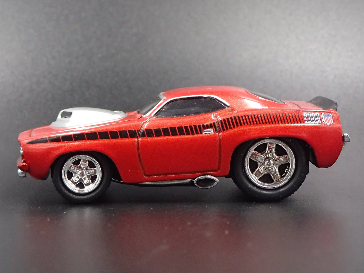 1970 PLYMOUTH AAR CUDA RARE 1:64 SCALE LIMITED DIORAMA DIECAST MODEL CAR-Burning Rubber Toy Company