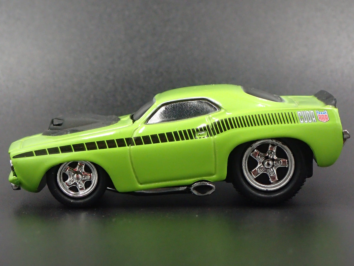 1970 PLYMOUTH AAR CUDA RARE 1:64 SCALE LIMITED DIORAMA DIECAST MODEL CAR-Burning Rubber Toy Company