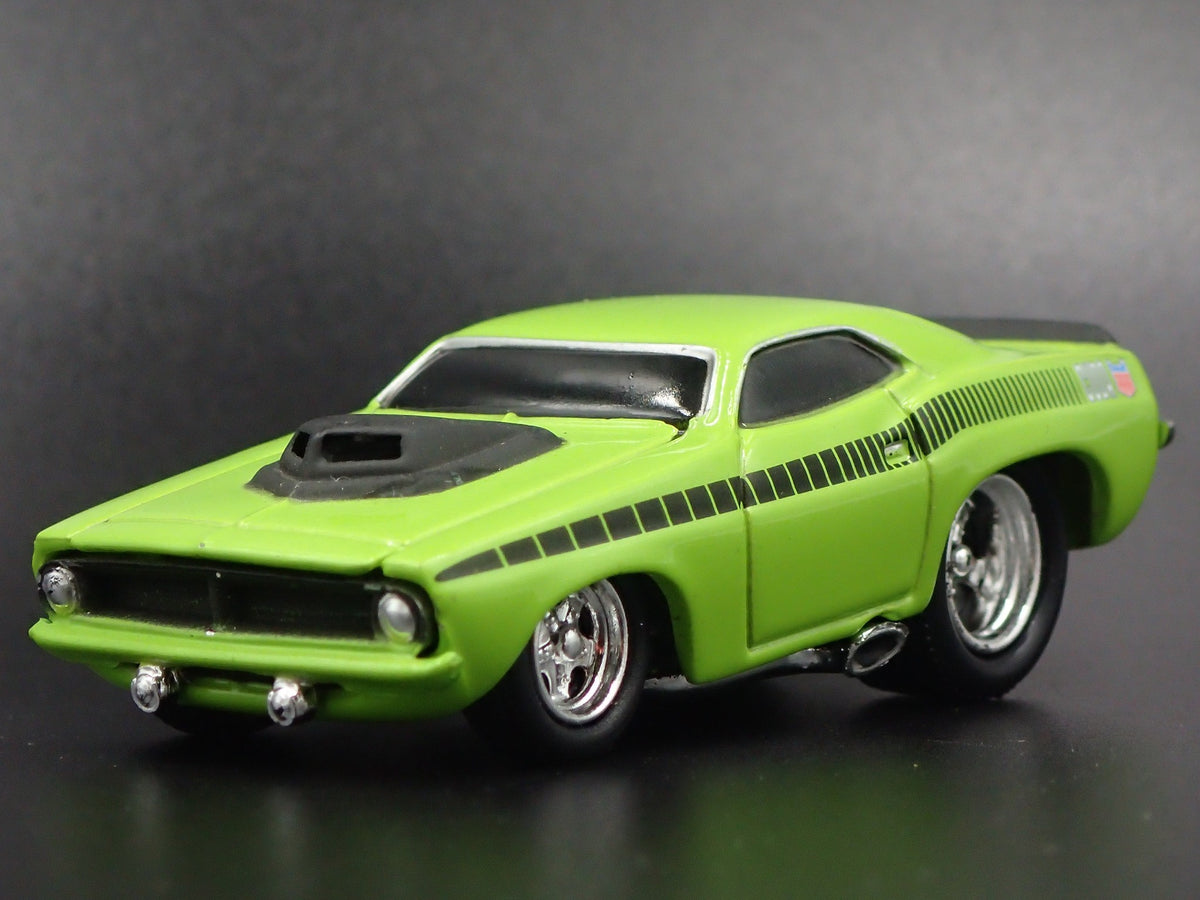 1970 PLYMOUTH AAR CUDA RARE 1:64 SCALE LIMITED DIORAMA DIECAST MODEL CAR-Burning Rubber Toy Company