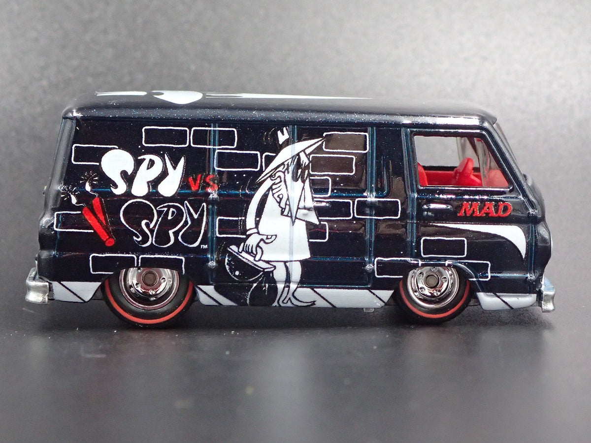 1966 DODGE A100 VAN SPY VS SPY RARE 1/64 COLLECTIBLE DIORAMA DIECAST MODEL CAR-Burning Rubber Toy Company