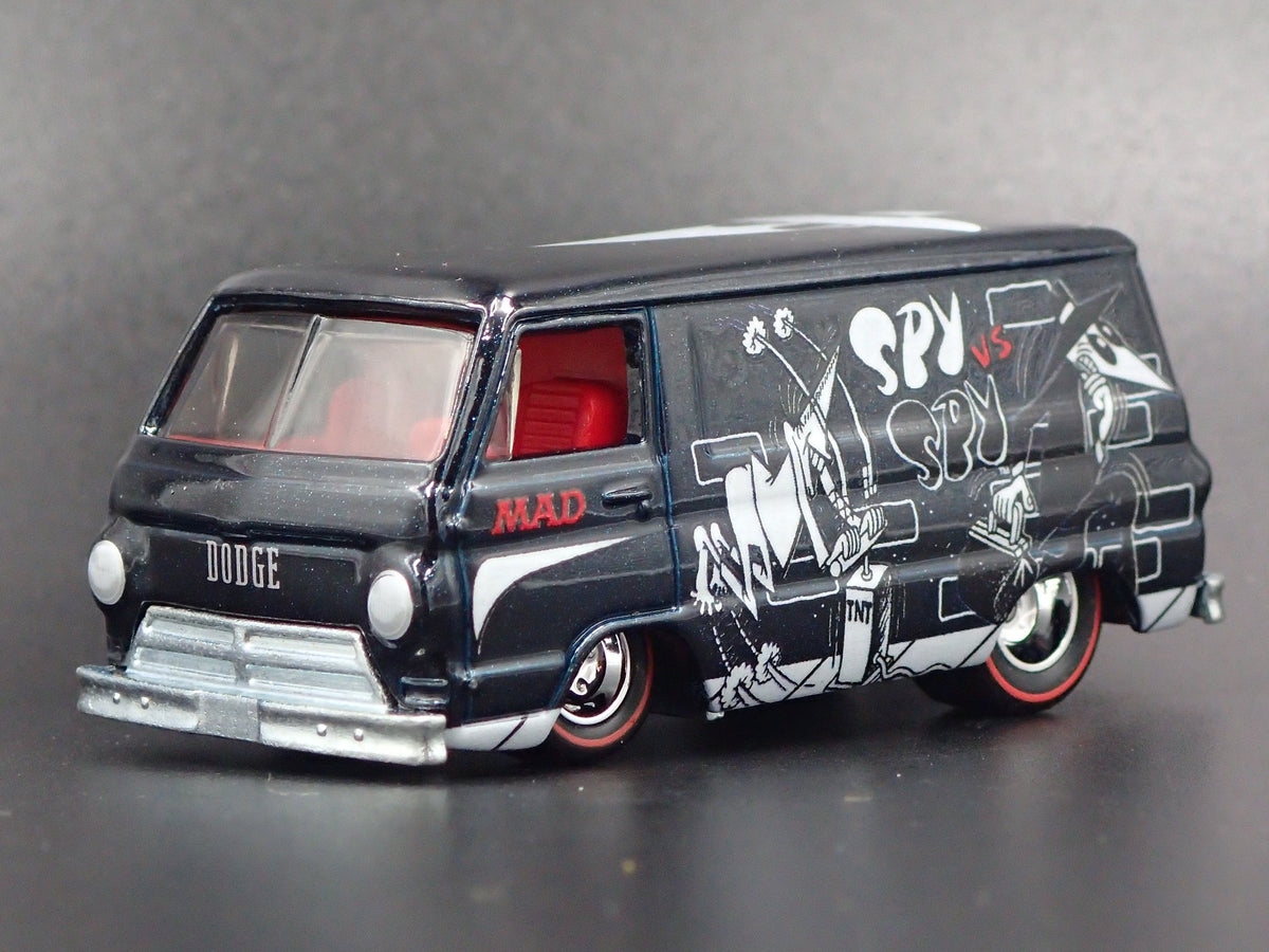 1966 DODGE A100 VAN SPY VS SPY RARE 1/64 COLLECTIBLE DIORAMA DIECAST MODEL CAR-Burning Rubber Toy Company