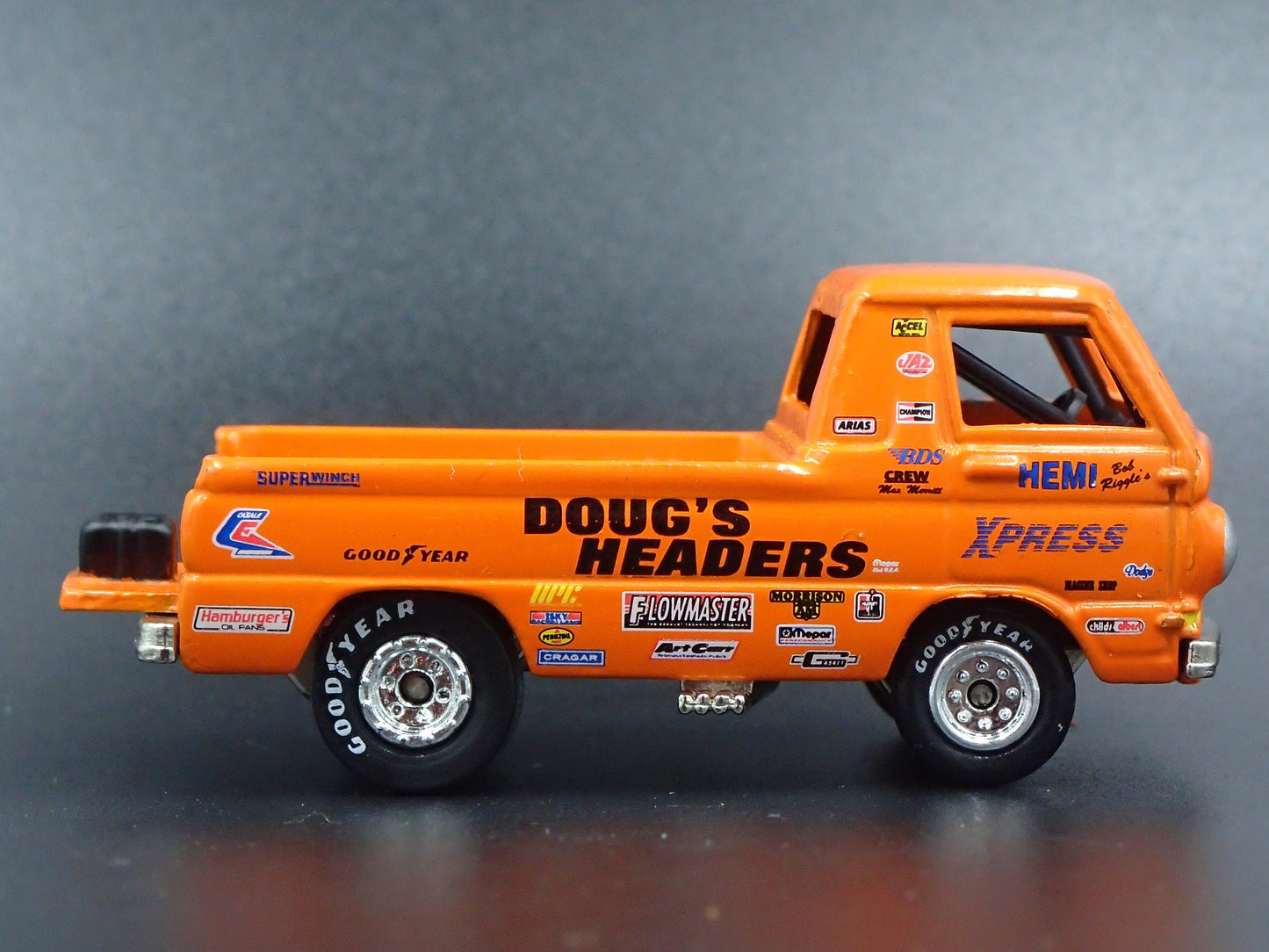 1964-1970 DODGE A100 PICKUP TRUCK DOUG'S HEADERS 1/64 SCALE DIECAST MODEL CAR
