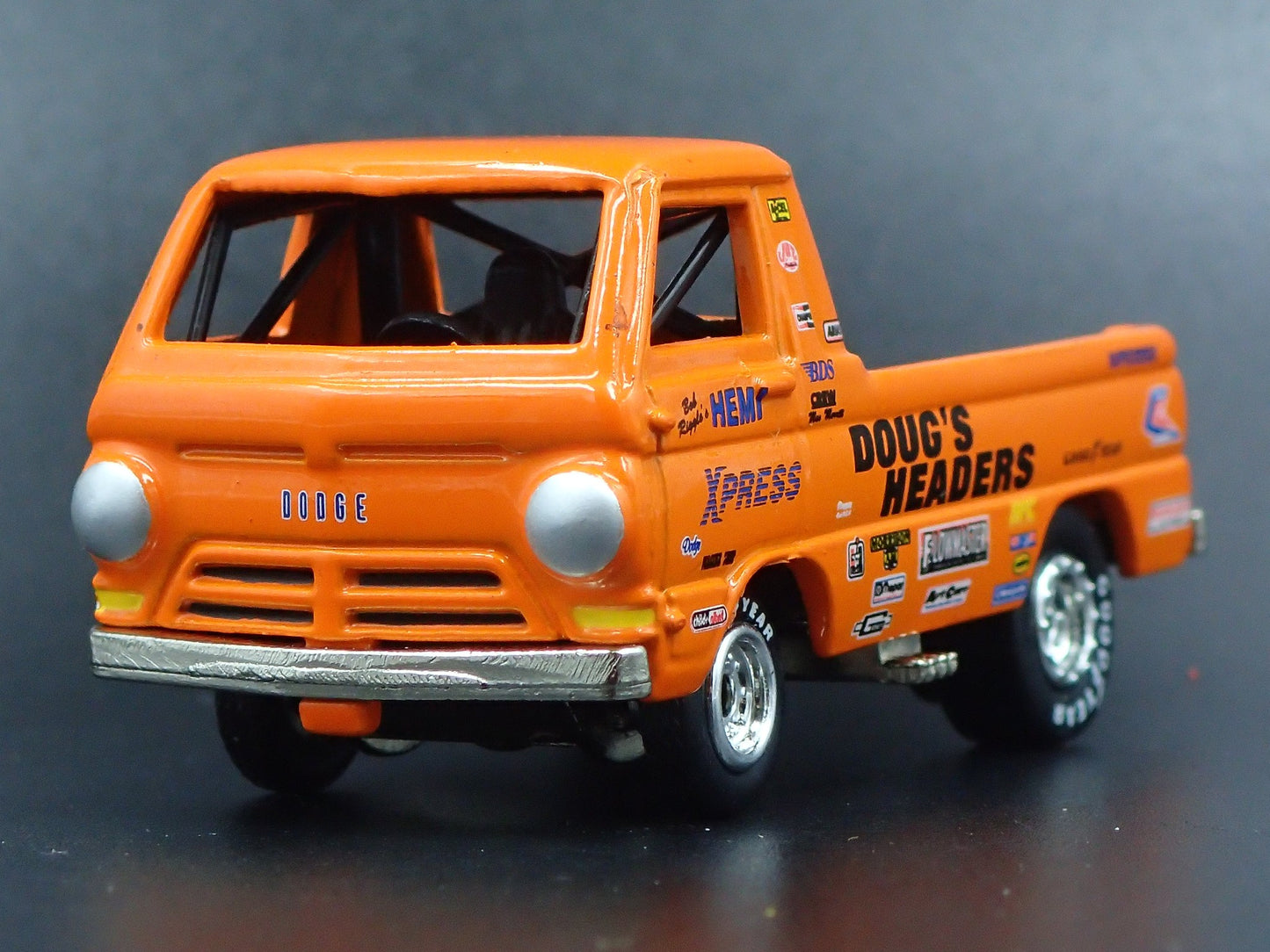 1964-1970 DODGE A100 PICKUP TRUCK DOUG'S HEADERS 1/64 SCALE DIECAST MODEL CAR