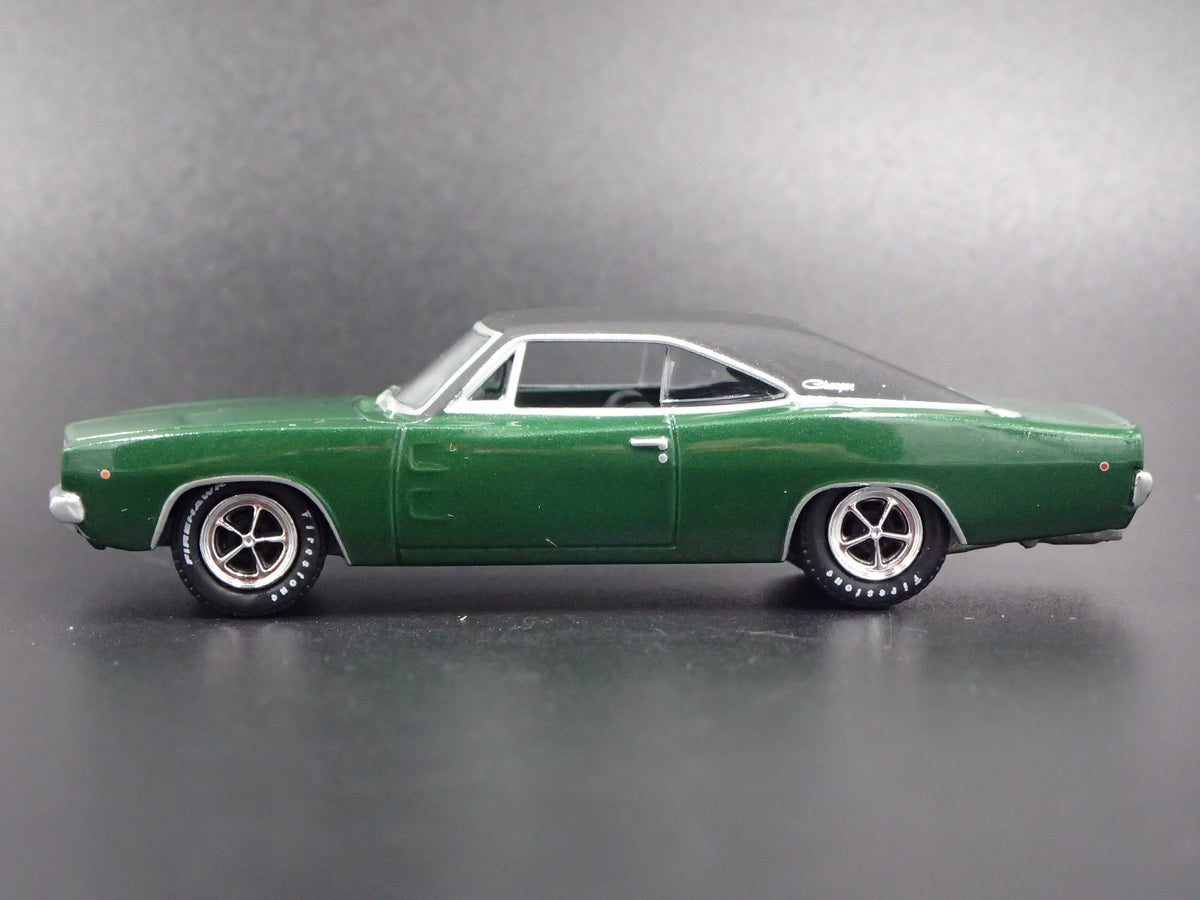 1968 DODGE CHARGER R/T HEMI RARE 1:64 SCALE COLLECTIBLE DIECAST MODEL CAR-Burning Rubber Toy Company