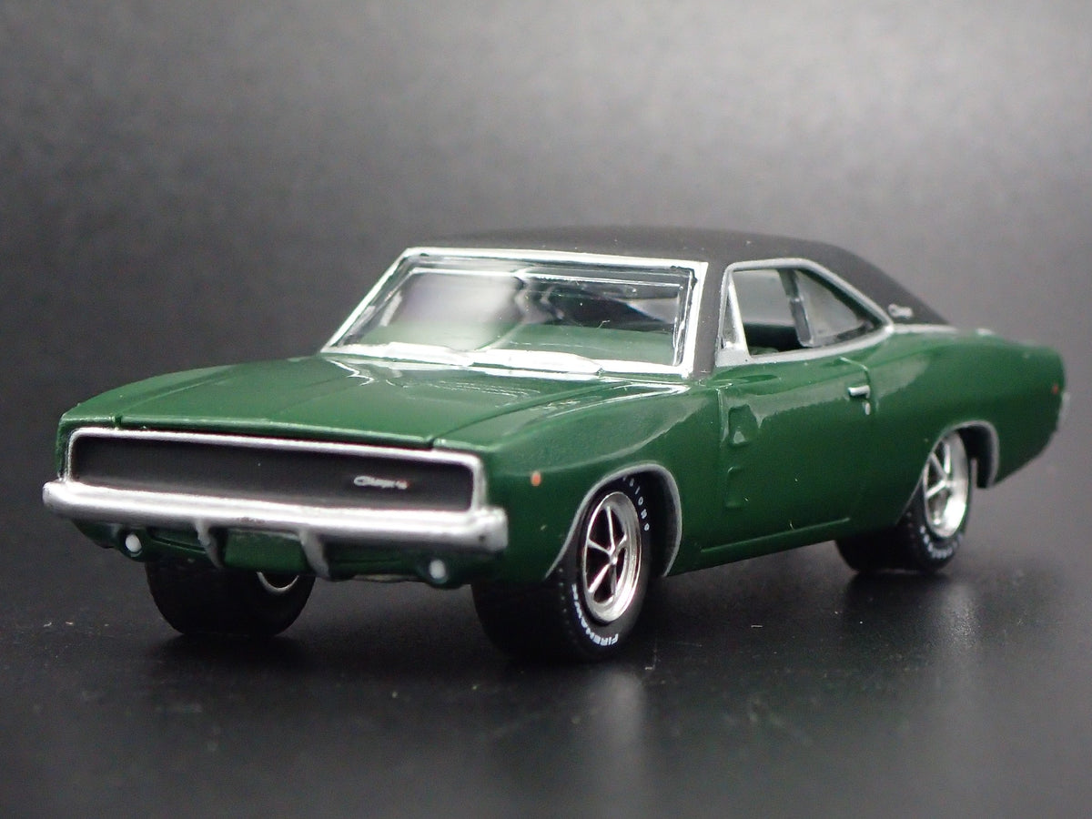 1968 DODGE CHARGER R/T HEMI RARE 1:64 SCALE COLLECTIBLE DIECAST MODEL CAR-Burning Rubber Toy Company