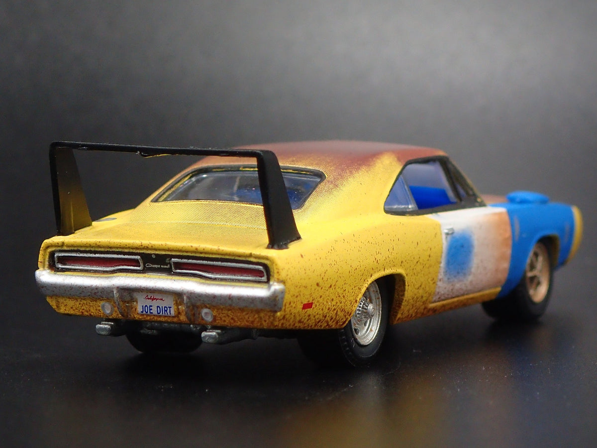 1969 DODGE CHARGER DAYTONA JOE DIRT 1/64 SCALE COLLECTIBLE DIECAST MODEL CAR-Burning Rubber Toy Company