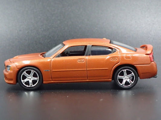 2006-2010 DODGE CHARGER SRT8 ORANGE 1:64 SCALE COLLECTIBLE DIECAST MODEL CAR