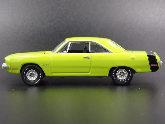 1971 DODGE DART SWINGER RARE 1:64 SCALE COLLECTIBLE DIORAMA DIECAST MODEL CAR-Burning Rubber Toy Company