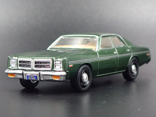 1978 78 DODGE MONACO 4 FOUR DOOR CAR RARE 1/64 SCALE DIORAMA DIECAST MODEL CAR-Burning Rubber Toy Company