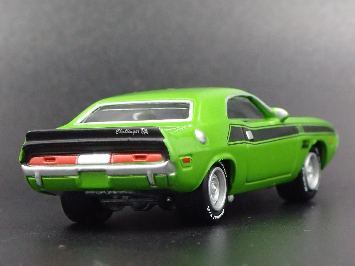 1970 DODGE CHALLENGER TA RARE 1:64 SCALE COLLECTIBLE DIORAMA DIECAST MODEL CAR-Burning Rubber Toy Company