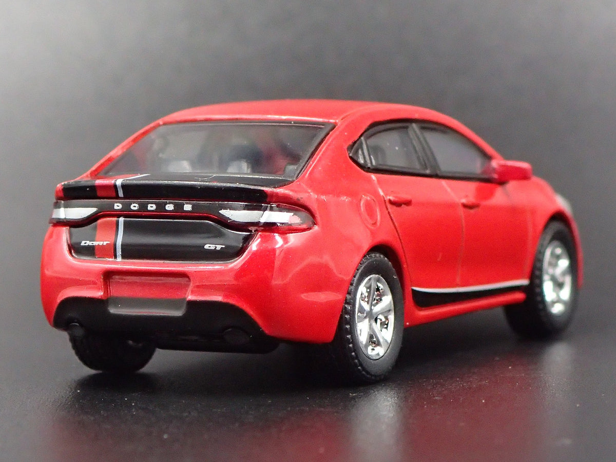 2013-2016 DODGE DART GT RARE 1/64 SCALE COLLECTIBLE DIORAMA DIECAST MODEL CAR-Burning Rubber Toy Company