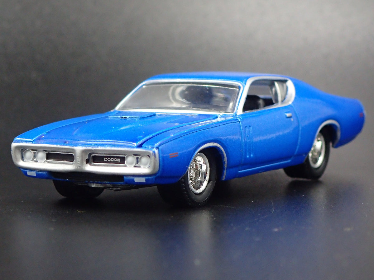 1971 DODGE CHARGER RARE 1:64 SCALE LIMITED COLLECTIBLE DIORAMA DIECAST MODEL CAR-Burning Rubber Toy Company