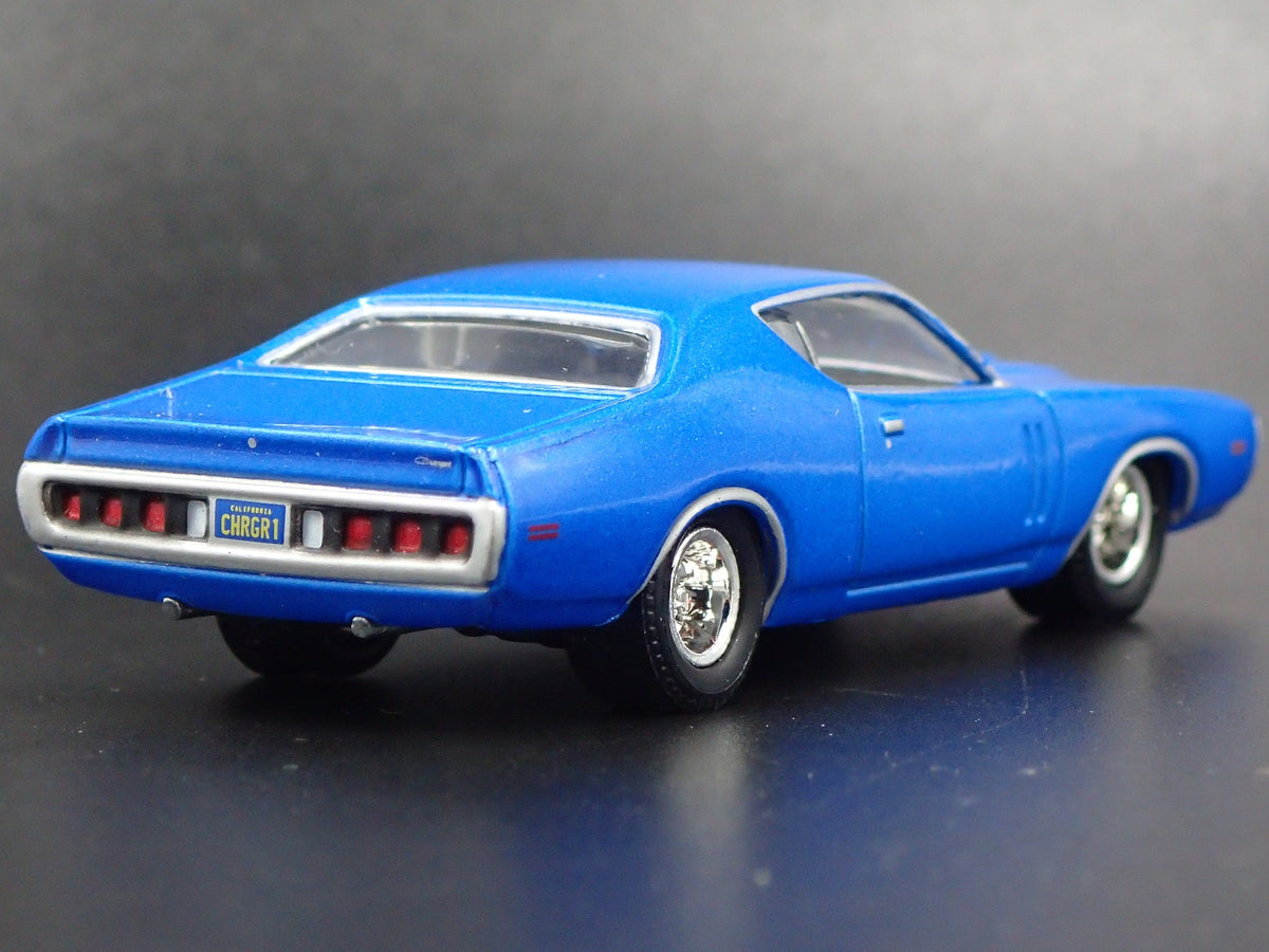 1971 DODGE CHARGER RARE 1:64 SCALE LIMITED COLLECTIBLE DIORAMA DIECAST MODEL CAR-Burning Rubber Toy Company