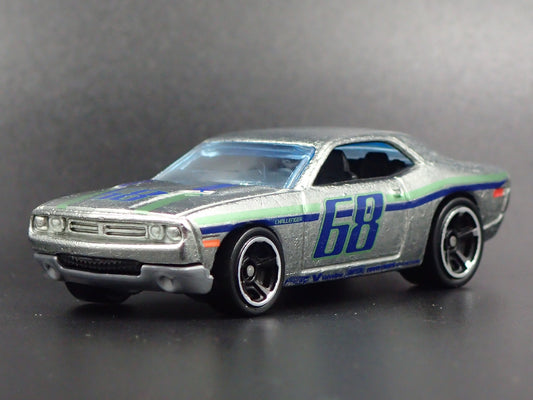 2008-2023 DODGE CHALLENGER SILVER RARE 1/64 SCALE COLLECTIBLE DIECAST MODEL CAR