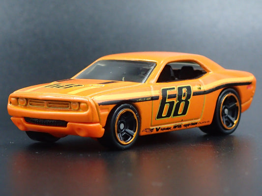 2008-2023 DODGE CHALLENGER ORANGE 1/64 SCALE COLLECTIBLE DIECAST MODEL CAR