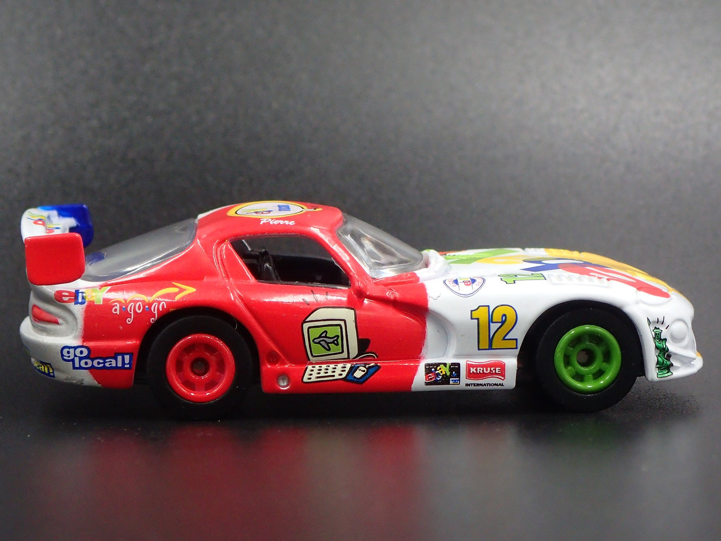 1996-2002 DODGE VIPER GTS EBAY RACING 1/64 SCALE COLLECTIBLE DIECAST MODEL CAR