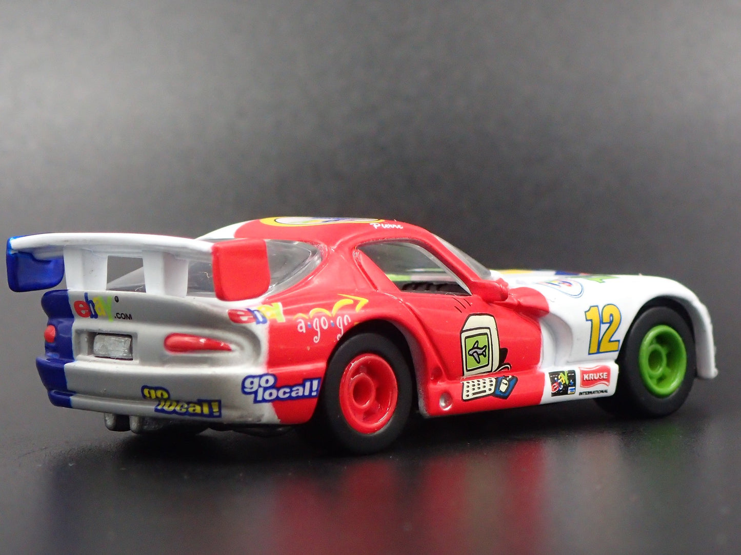 1996-2002 DODGE VIPER GTS EBAY RACING 1/64 SCALE COLLECTIBLE DIECAST MODEL CAR