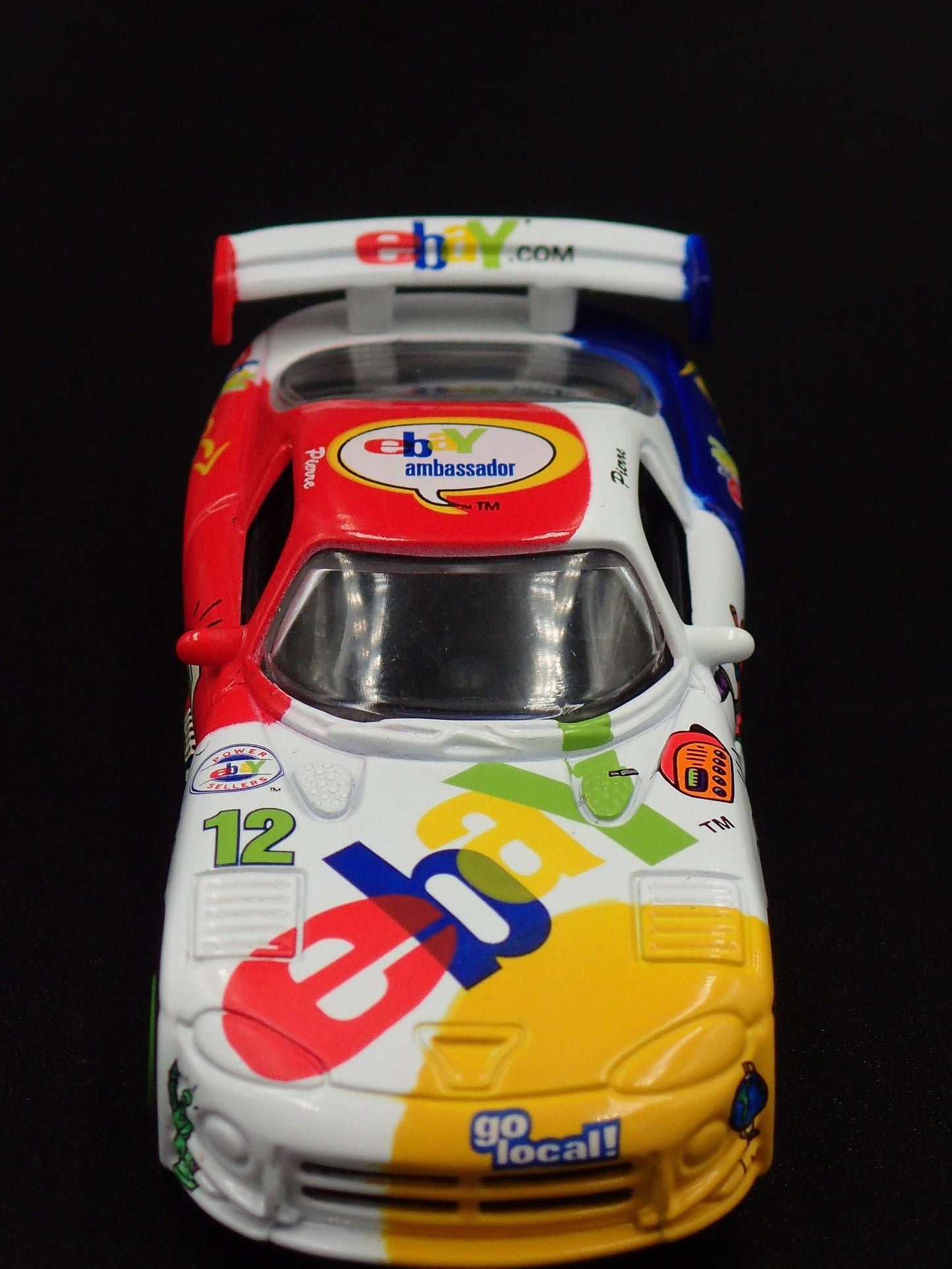 1996-2002 DODGE VIPER GTS EBAY RACING 1/64 SCALE COLLECTIBLE DIECAST MODEL CAR