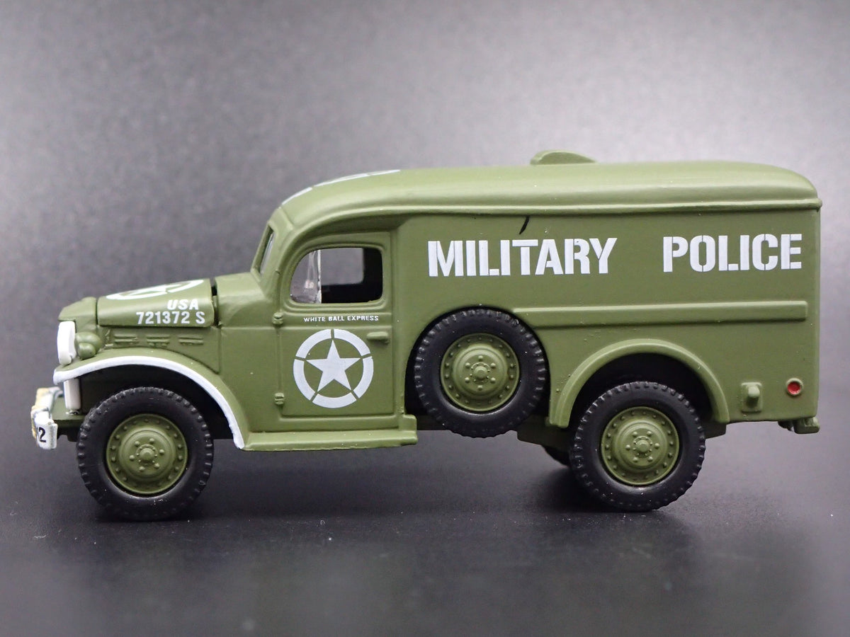 WWII DODGE WC54 ARMY MILITARY POLICE RARE 1:64 SCALE COLLECTIBLE DIECAST MODEL CAR