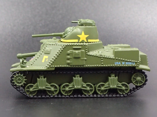 WWII M3 LEE TANK ARMY MILITARY RARE 1:100 SCALE COLLECTIBLE DIECAST MODEL CAR-Burning Rubber Toy Company
