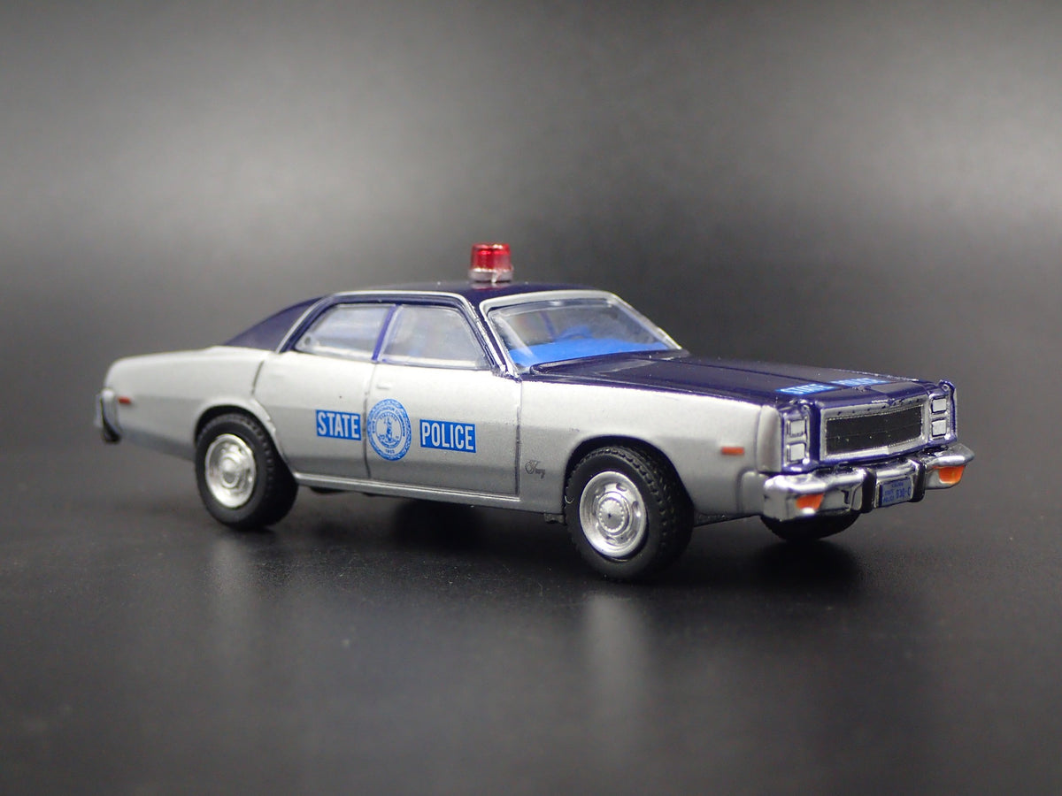 1978 PLYMOUTH FURY VIRGINIA STATE POLICE RARE 1:64 SCALE DIECAST MODEL CAR-Burning Rubber Toy Company