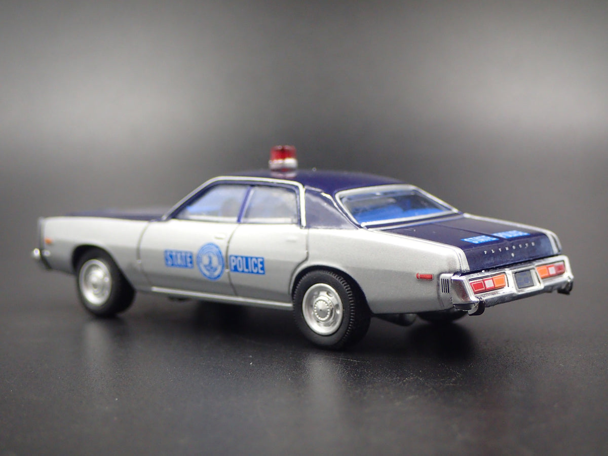 1978 PLYMOUTH FURY VIRGINIA STATE POLICE RARE 1:64 SCALE DIECAST MODEL CAR-Burning Rubber Toy Company