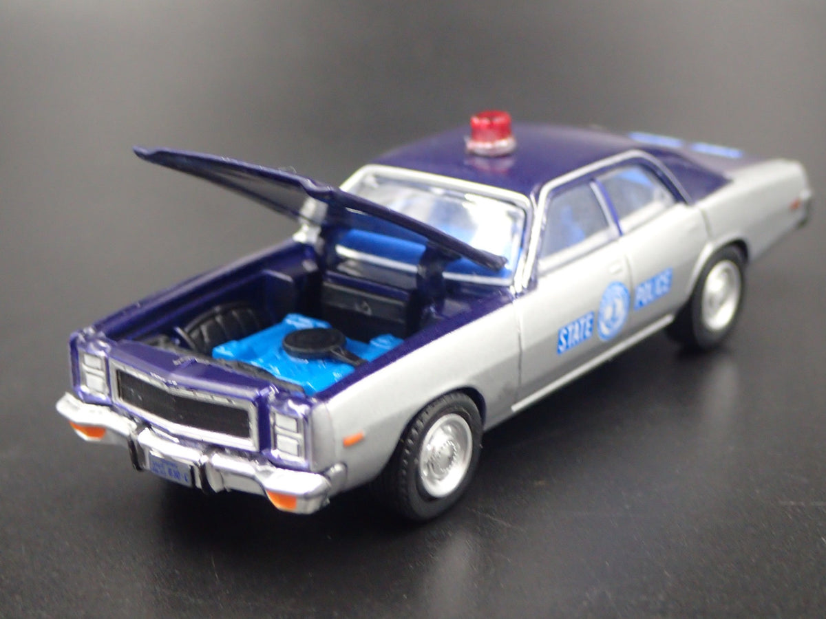 1978 PLYMOUTH FURY VIRGINIA STATE POLICE RARE 1:64 SCALE DIECAST MODEL CAR-Burning Rubber Toy Company