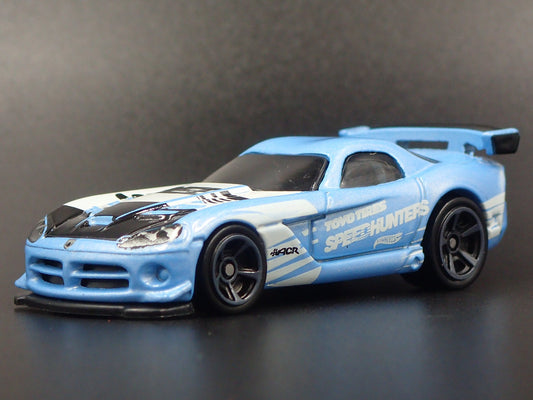 2008-2010 DODGE VIPER SRT10 ACR SPEED HUNTERS BLUE 1/64 SCALE DIECAST MODEL CAR
