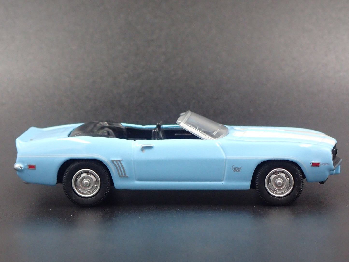 1969 69 CHEVY CHEVROLET CAMARO SS CONVERTIBLE BLUE 1:64 SCALE DIECAST MODEL CAR