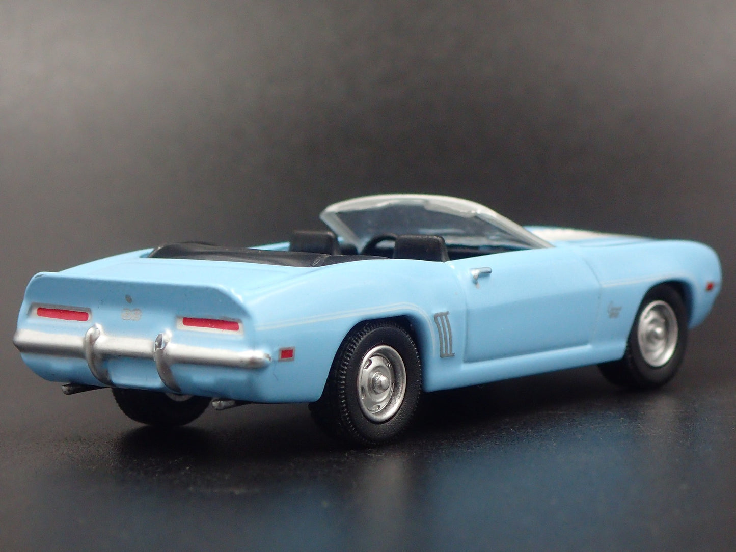 1969 69 CHEVY CHEVROLET CAMARO SS CONVERTIBLE BLUE 1:64 SCALE DIECAST MODEL CAR