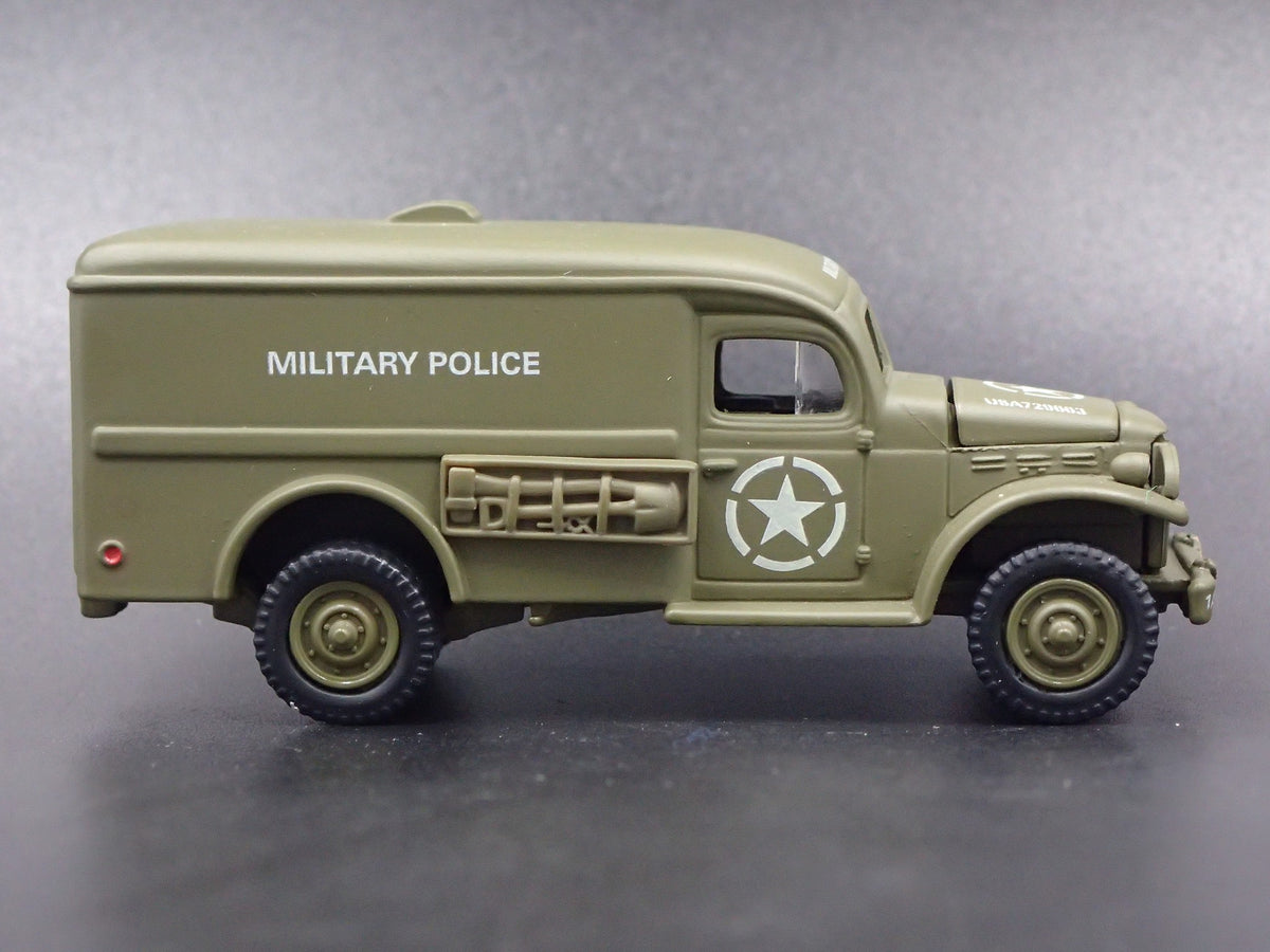 WWII DODGE WC54 ARMY MILITARY POLICE RARE 1:64 COLLECTIBLE DIECAST MODEL CAR