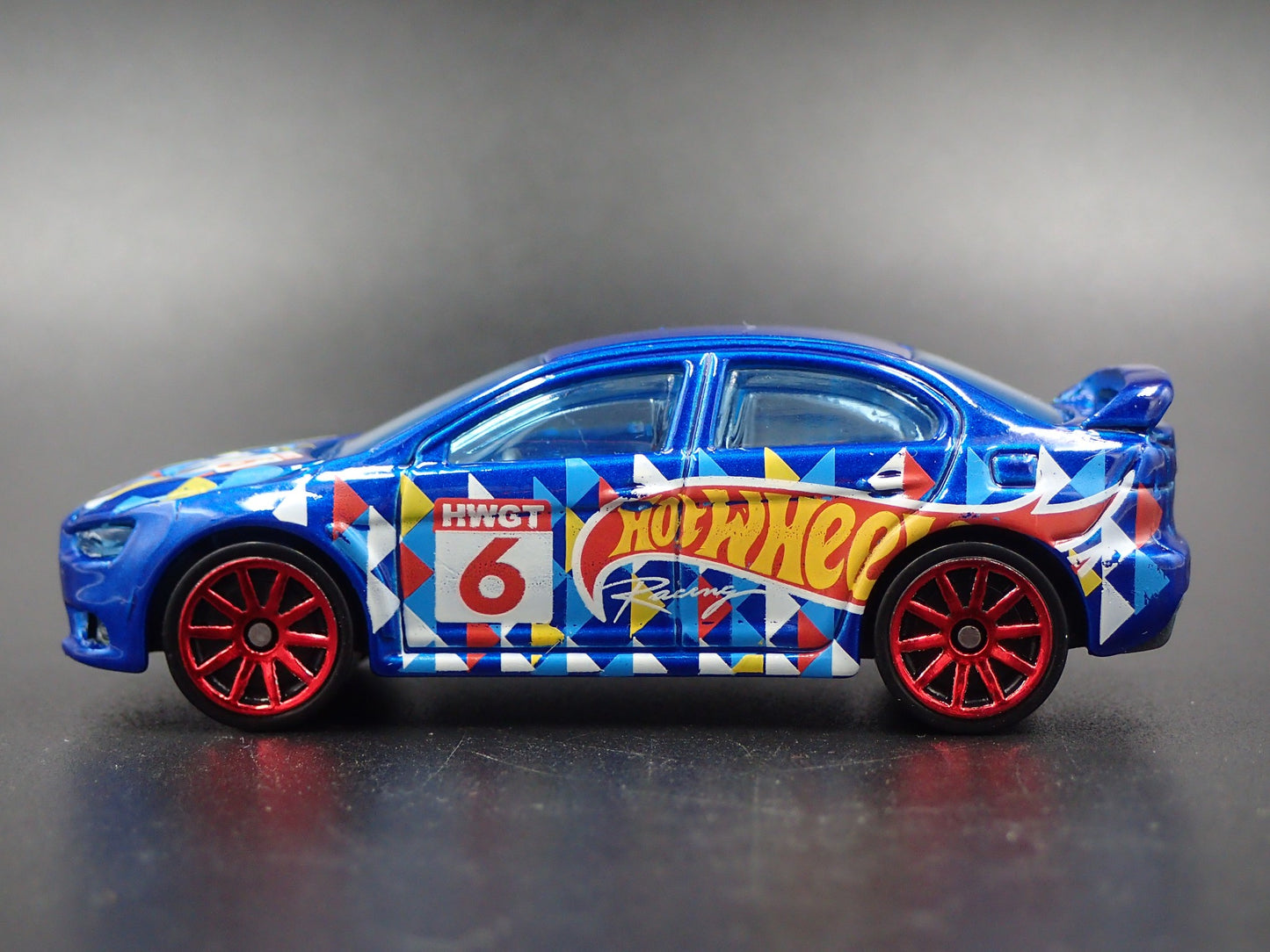 2008-2016 MITSUBISHI LANCER EVOLUTION EVO X BLUE 1:64 SCALE DIECAST MODEL CAR