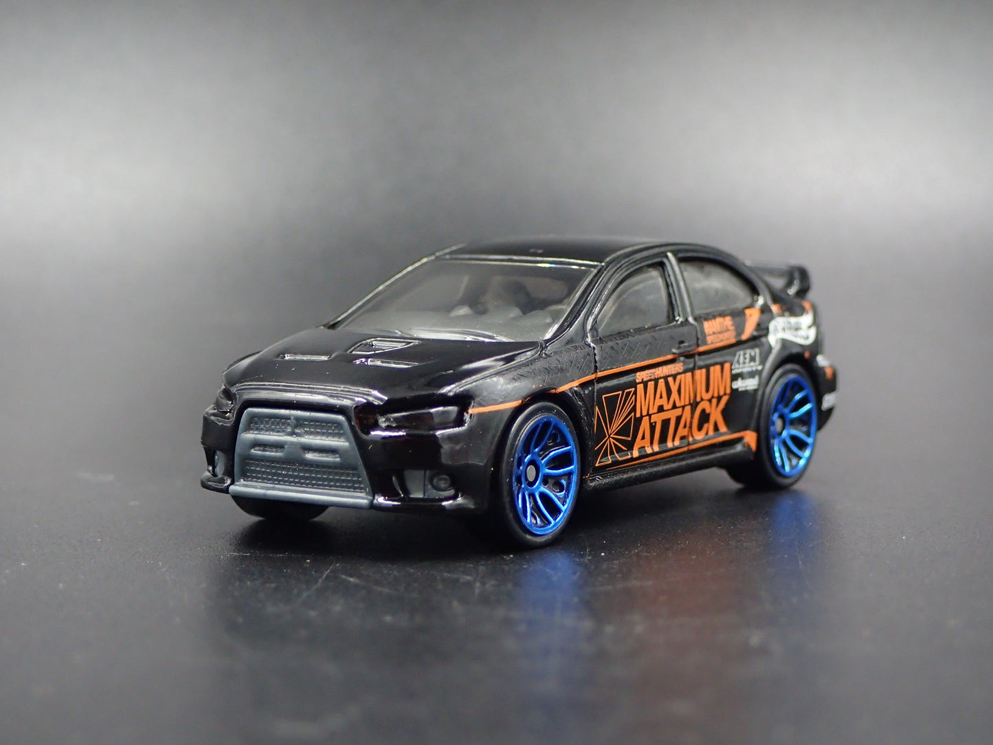 2008-2016 MITSUBISHI LANCER EVOLUTION EVO X BLACK 1:64 SCALE DIECAST MODEL CAR