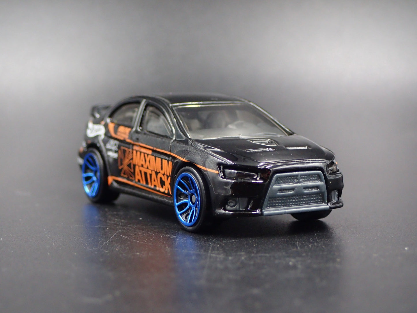 2008-2016 MITSUBISHI LANCER EVOLUTION EVO X BLACK 1:64 SCALE DIECAST MODEL CAR