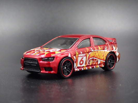 2008-2016 MITSUBISHI LANCER EVOLUTION EVO X RED 1:64 SCALE DIECAST MODEL CAR