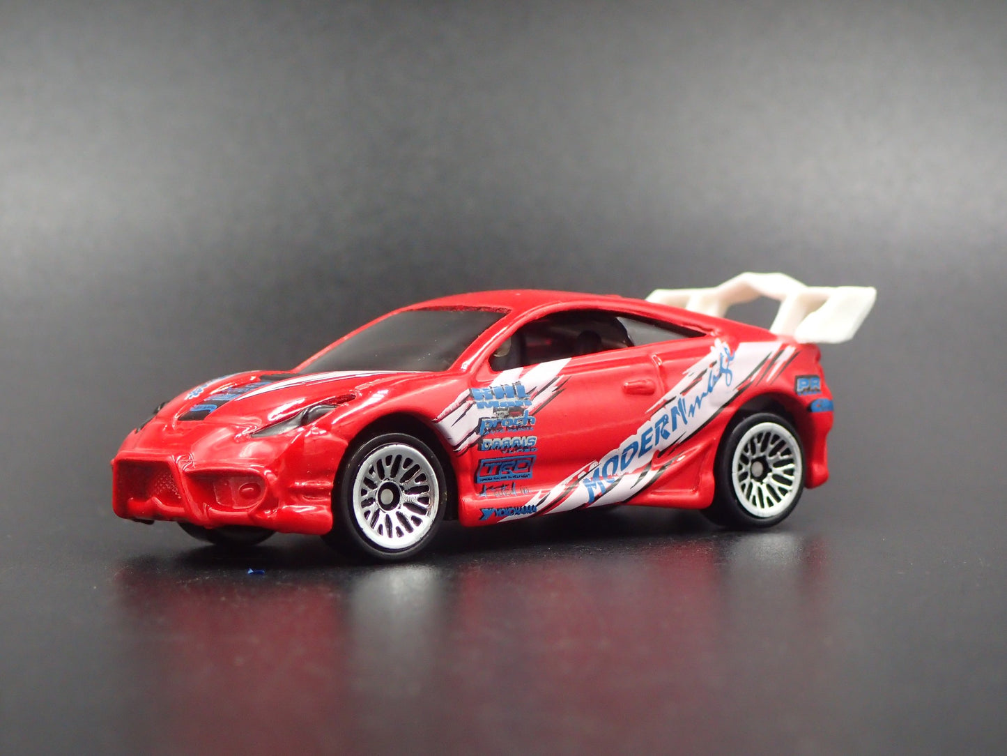 1999-2006 TOYOTA CELICA RED 1/64 SCALE COLLECTIBLE DIORAMA DIECAST MODEL CAR