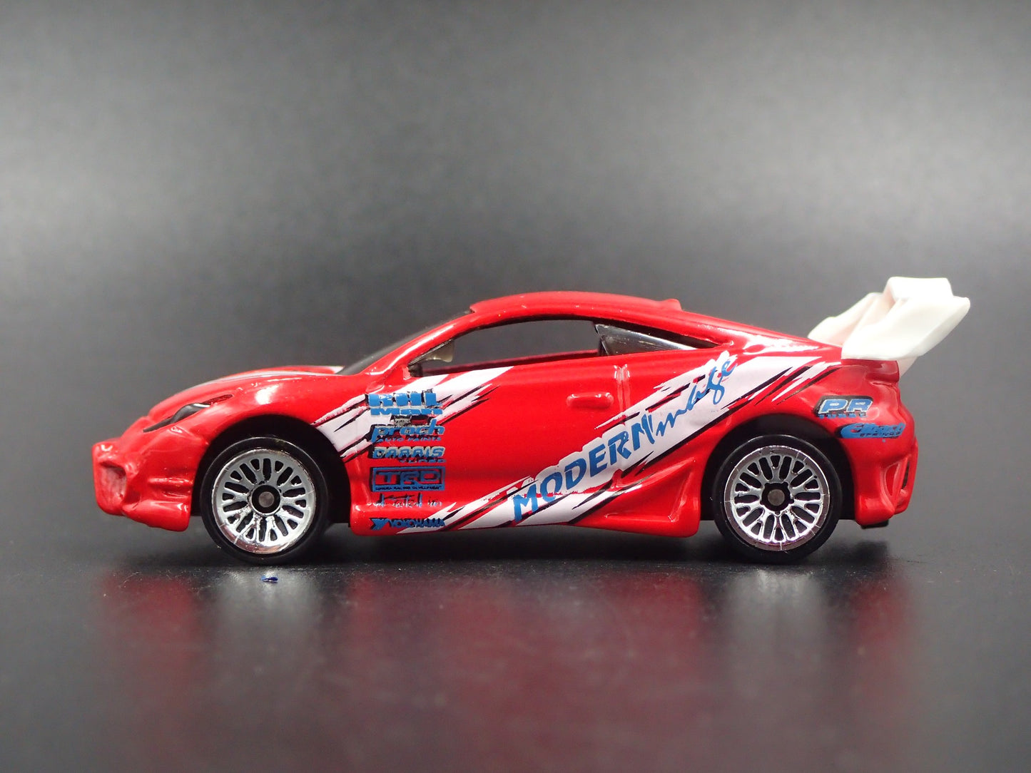1999-2006 TOYOTA CELICA RED 1/64 SCALE COLLECTIBLE DIORAMA DIECAST MODEL CAR