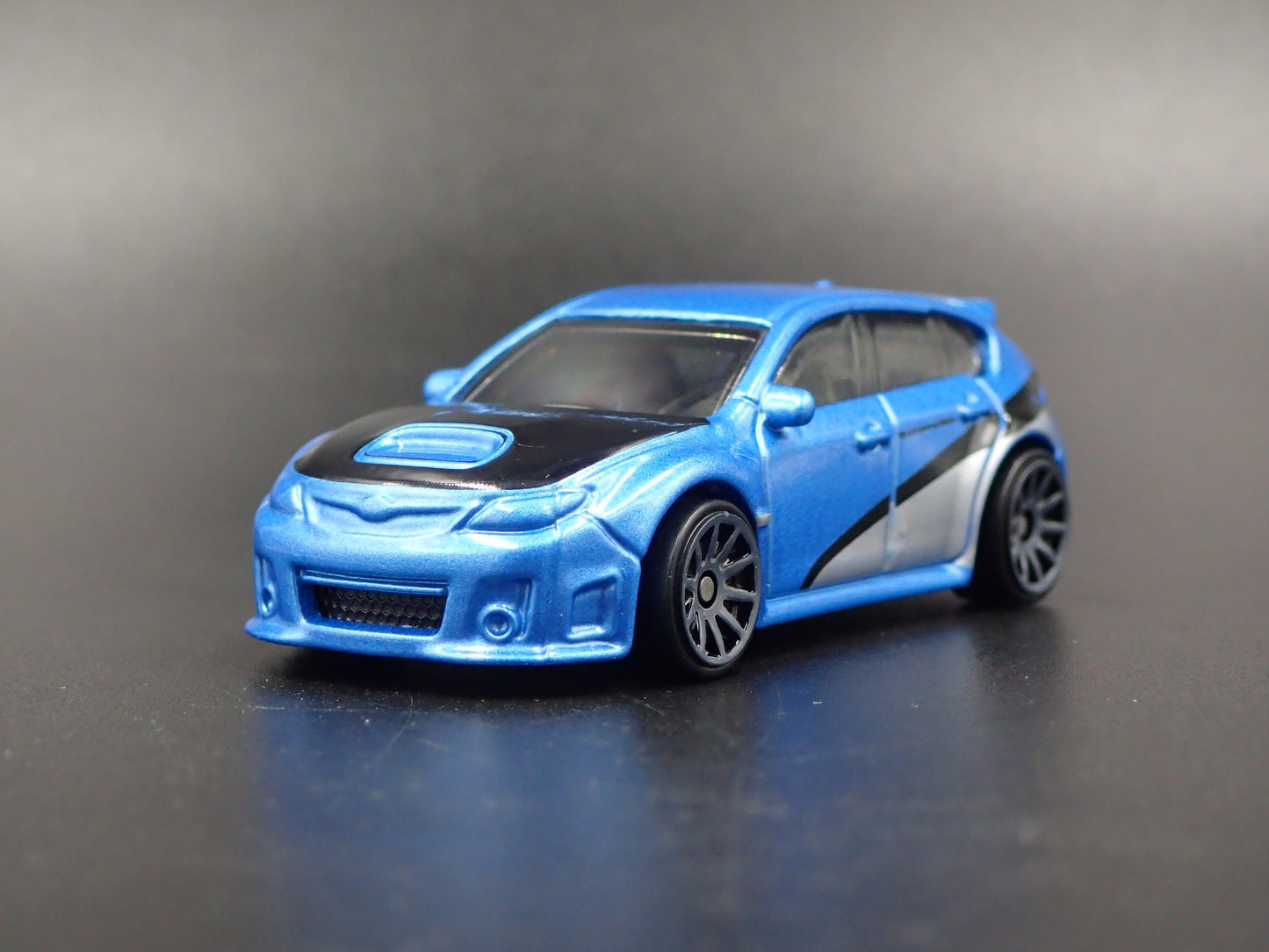 2007-2014 SUBARU WRX STI BLUE 1:64 SCALE COLLECTIBLE DIORAMA DIECAST MODEL CAR