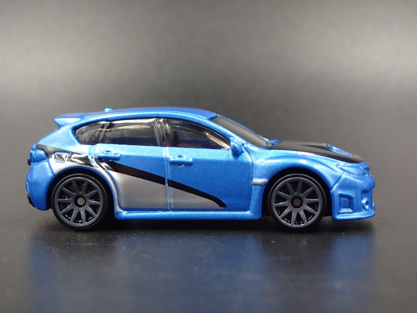 2007-2014 SUBARU WRX STI BLUE 1:64 SCALE COLLECTIBLE DIORAMA DIECAST MODEL CAR