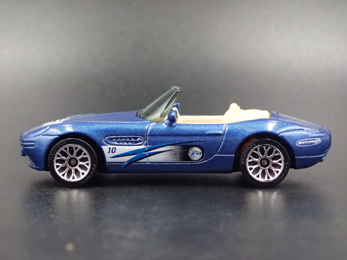1999-2003 BMW Z8 CONVERTIBLE BLUE 1:64 SCALE COLLECTIBLE DIECAST MODEL CAR