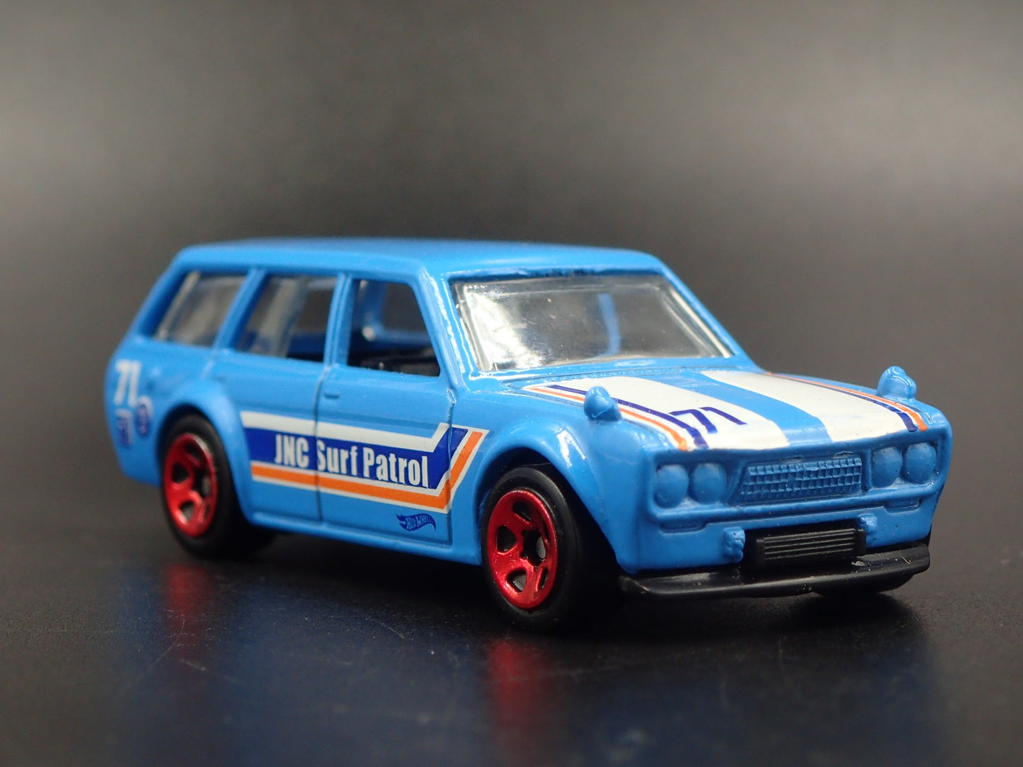 1968-1973 DATSUN 510 STATION WAGON BLUE 1:64 SCALE COLLECTIBLE DIECAST MODEL CAR