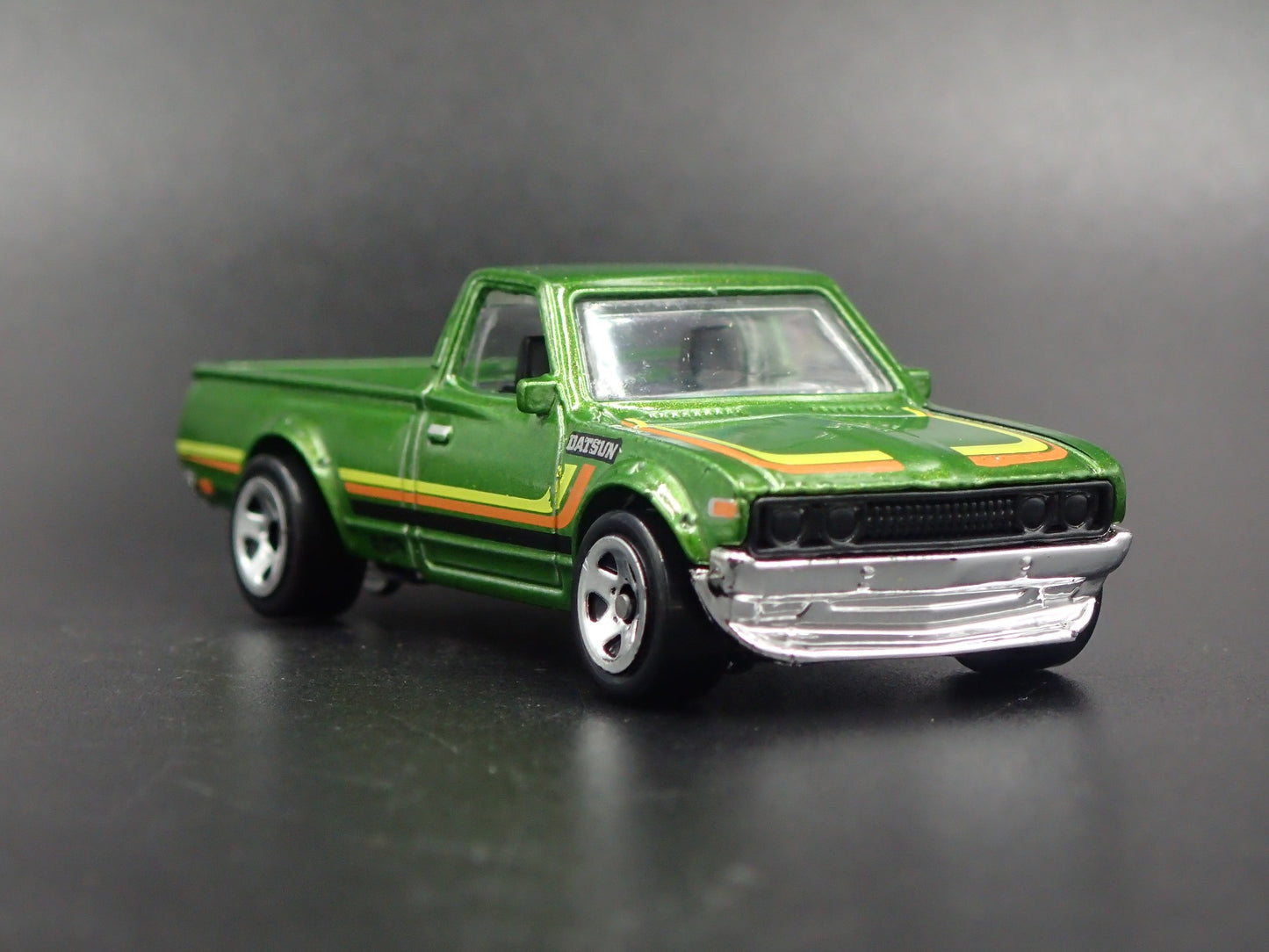 1973-1979 DATSUN 620 PICKUP TRUCK GREEN 1:64 SCALE COLLECTIBLE DIECAST MODEL CAR