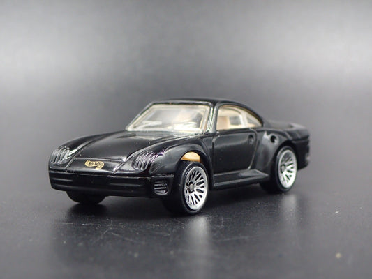 1986-1993 PORSCHE 959 BLACK 1:64 SCALE COLLECTIBLE DIORAMA DIECAST MODEL CAR