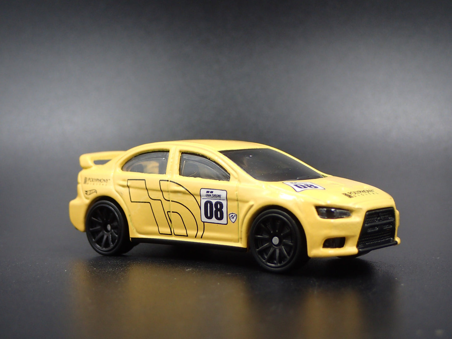2008-2016 MITSUBISHI LANCER EVOLUTION GRAN TURISMO 1:64 SCALE DIECAST MODEL CAR