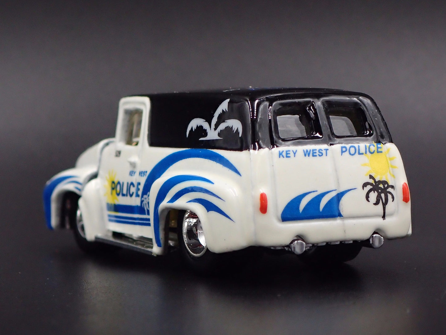 1956 56 FORD F100 PANEL VAN KEY WEST FL POLICE RARE 1:64 SCALE DIECAST MODEL CAR