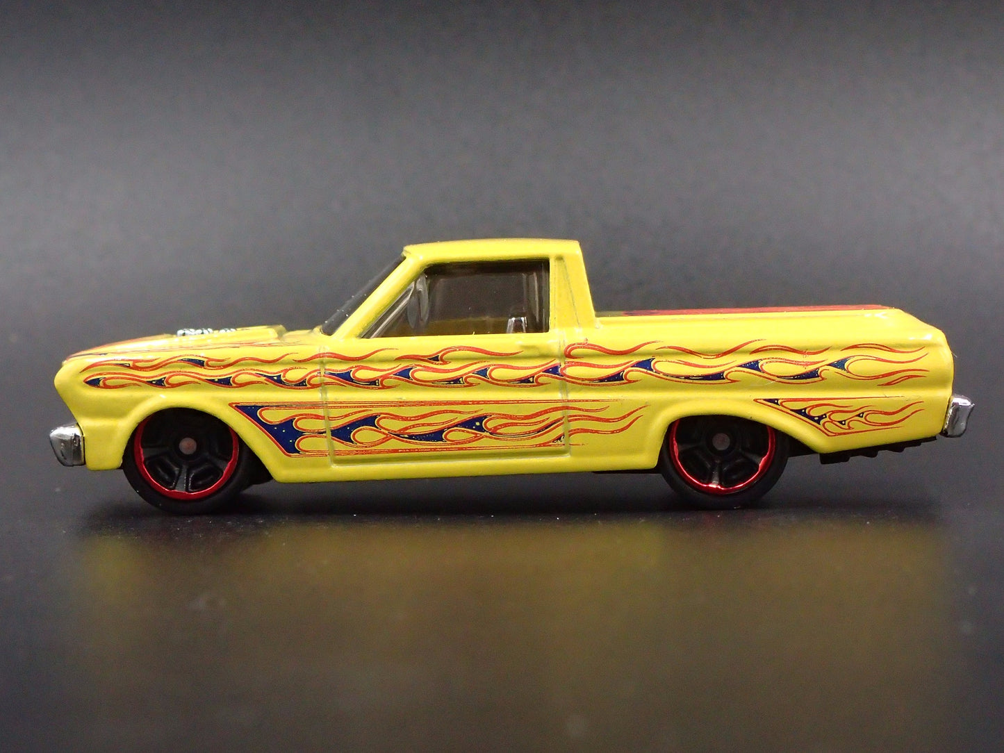 1965 65 FORD FALCON RANCHERO PICKUP TRUCK YELLOW 1:64 SCALE DIECAST MODEL CAR