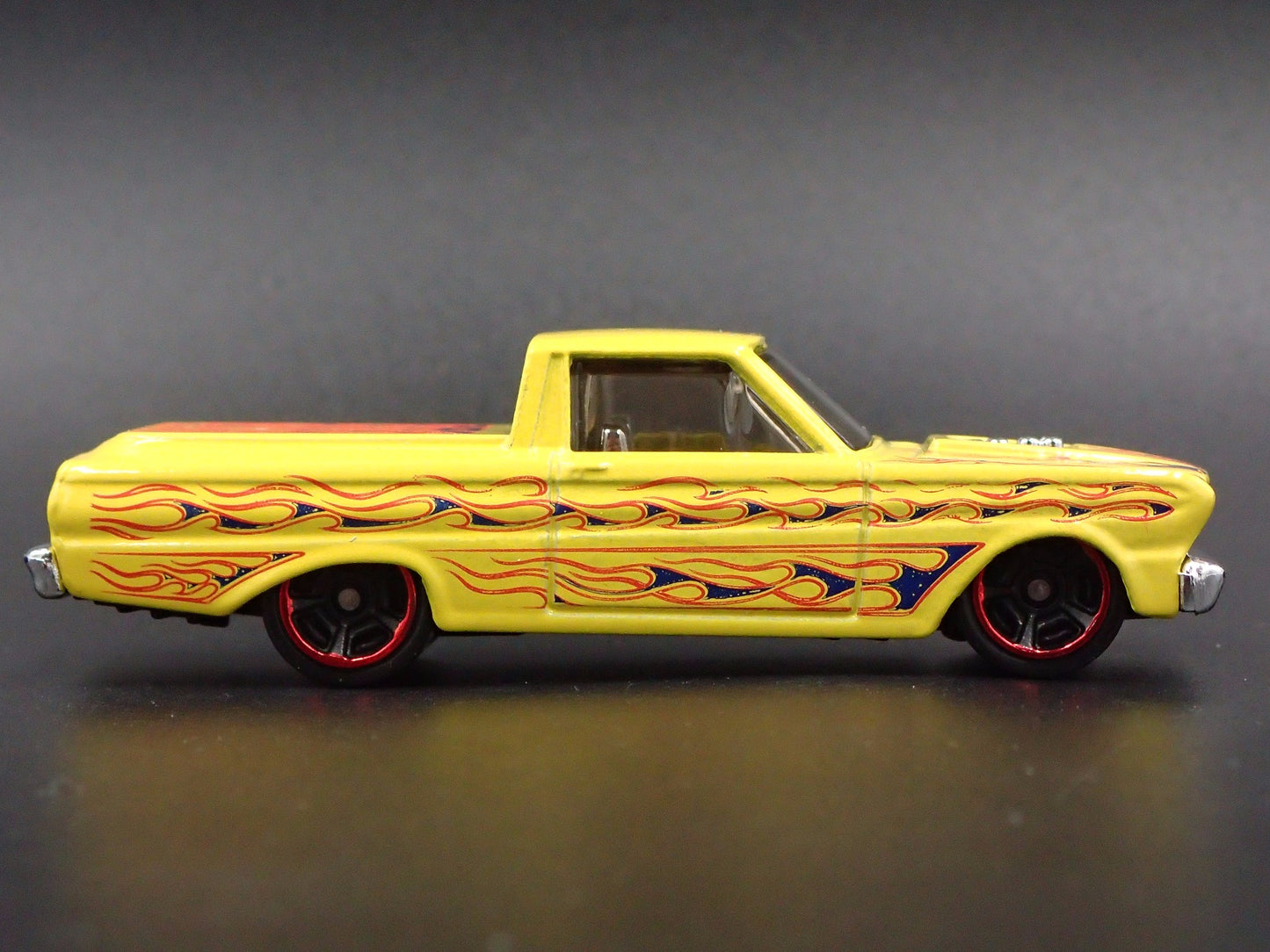 1965 65 FORD FALCON RANCHERO PICKUP TRUCK YELLOW 1:64 SCALE DIECAST MODEL CAR