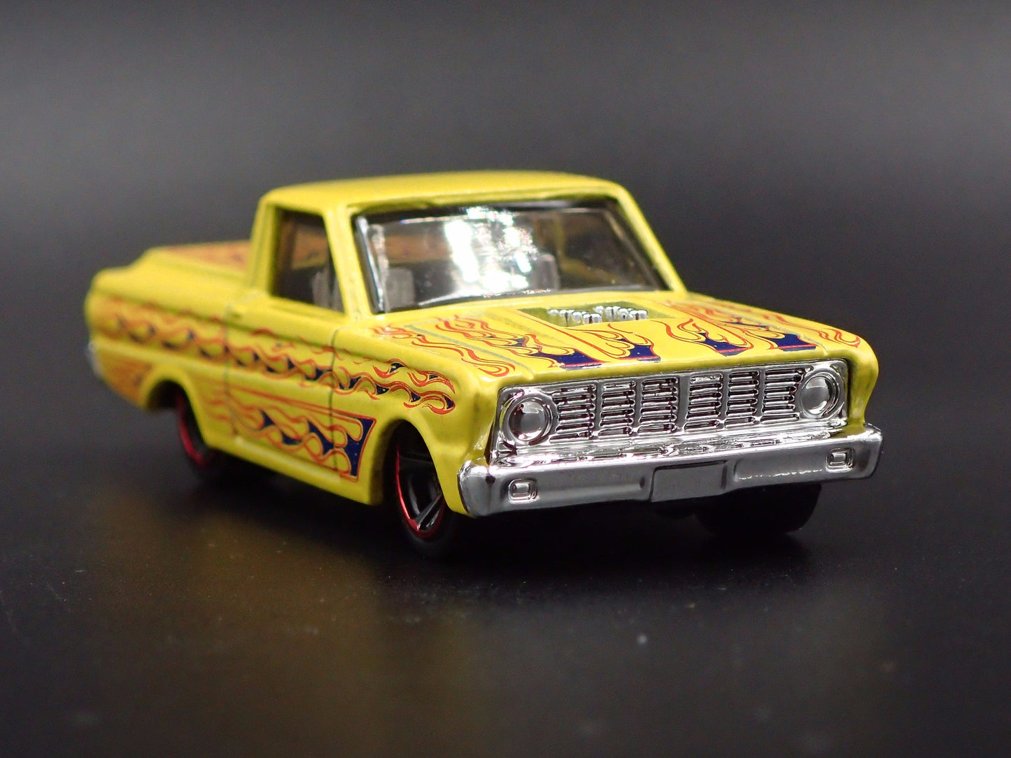 1965 65 FORD FALCON RANCHERO PICKUP TRUCK YELLOW 1:64 SCALE DIECAST MODEL CAR